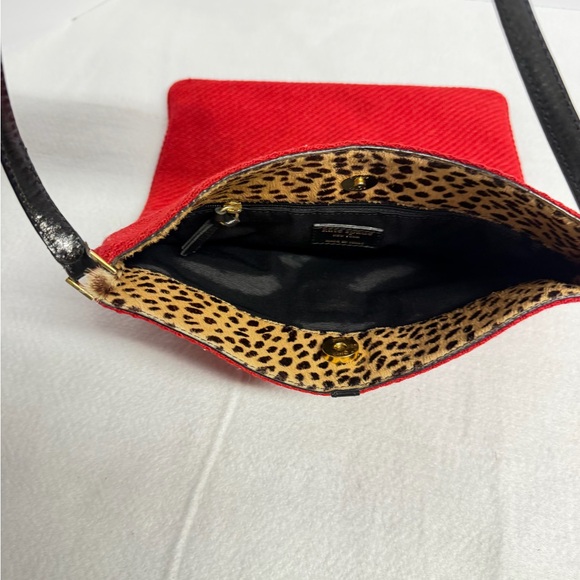 Kate Spade Wool Shoulder bag in deep red - Picture 9 of 16